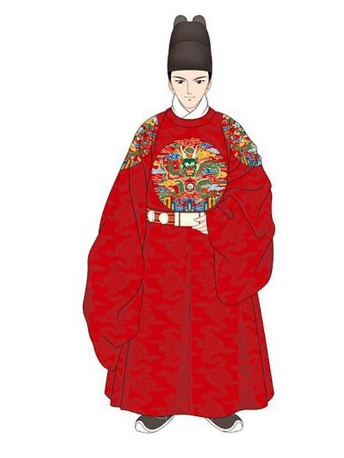 "亲王常服"冠,袍,带,靴俱与东宫