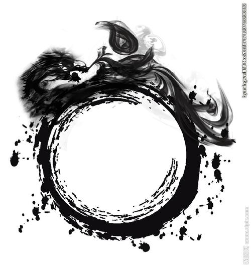 中国风墨点设计图__广告设计_广告设计_设计图库_昵图