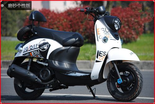 小龟王摩托车 蘑菇版125cc踏板车 小龟王燃油车助力车 加长豪华版