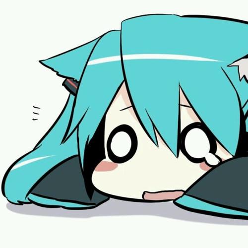 q版初音未来 插画 萌系 动漫女头