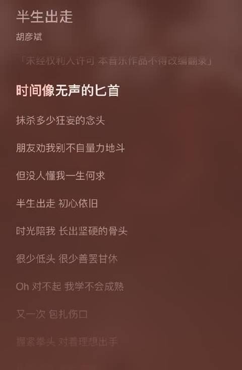 胡彦斌《半生出走》押题天津卷高考作文