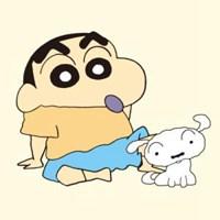 蜡笔小新和小白微信头像【点击鼠标右键下载】
