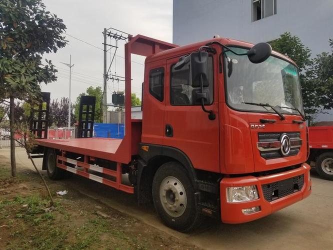 00r20轮胎,空调,电动门窗,abs东风多利卡d9平板运输车,可拉150挖机