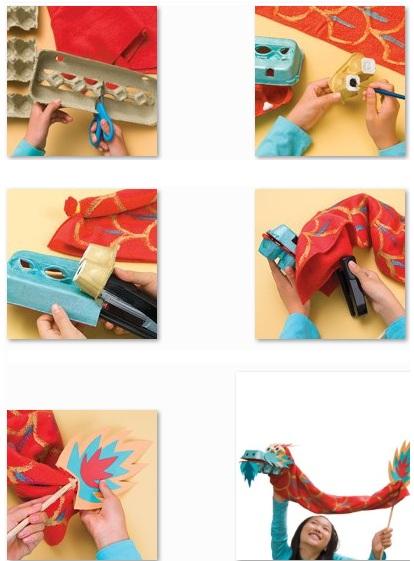 新春在家动手玩舞龙