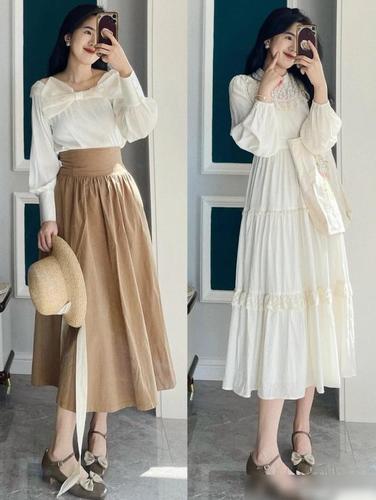 复古又精致的连衣裙穿搭,港风和法式裙子更受欢迎,优雅又高级