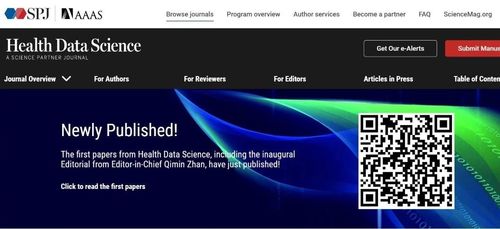 journal dedicated to promoting data for better health扫描二维码