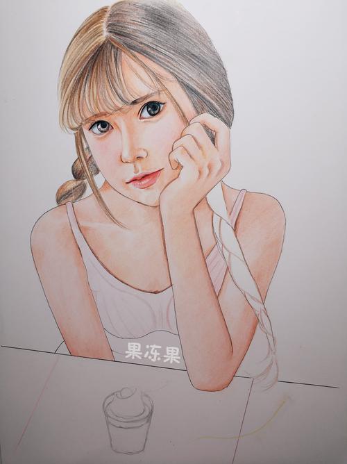 夏天(彩铅画)