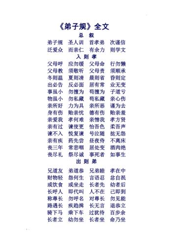 《弟子规》全文—标准朗读版