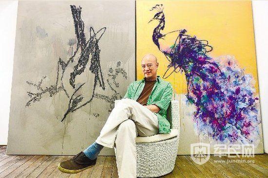 叶永青一幅作品拍出25万,这幅《鸟》比价值100万的《伤痕》更好看?