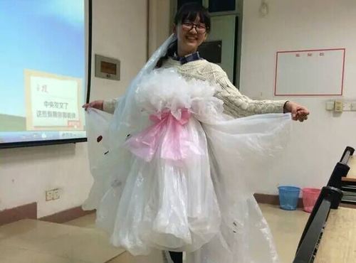 湖大资环学子变废为宝自制梦想婚纱