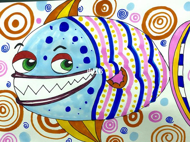 鱼95_儿童画_文化_绘画