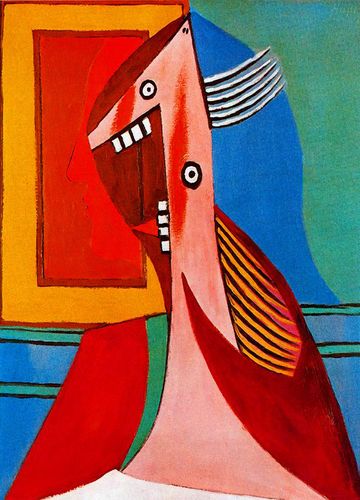 毕加索的画,毕加索抽象人物画作品_图片_我爱画画网_一个免费学画画的