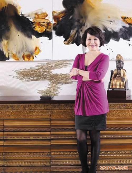 走进欧莱雅副总裁靳羽西 家也像女人的衣柜