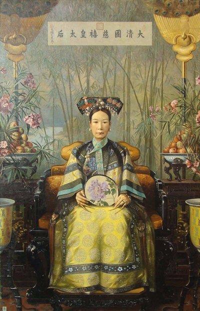 慈禧太后究竟有多美?看到老外画的肖像图,网友表示不