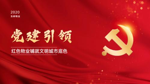 东岭物业 | 党建引领红色物业,铺就文明城市底色