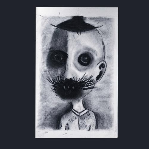 97炭条万圣节素描诡异画 过程_万圣节去哪玩_素描_画画_文化_绘画