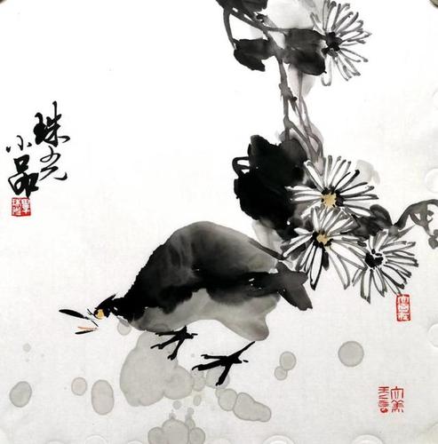 「艺惠藏」画家毕珠光花鸟画作品气韵生动,亦古亦今