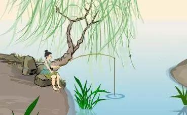 胡令能丨小儿垂钓