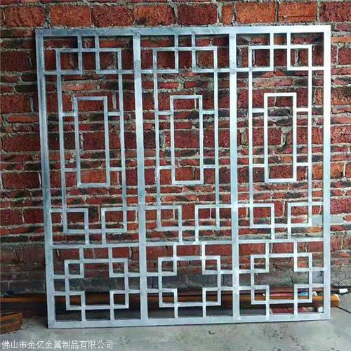 江苏无锡图书馆复古铝合金防盗网