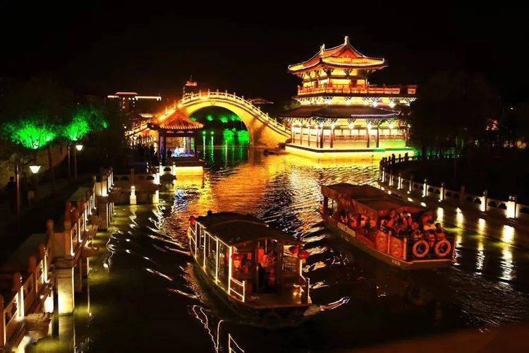 开封夜景出圈大宋不夜城名不虚传