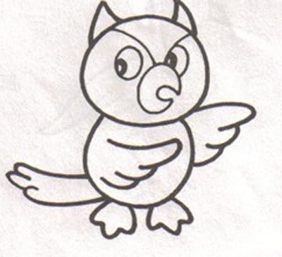 小鸟简笔画小鸟的窝