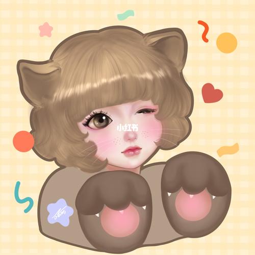 头像-猫咪拟人_猫咪_原创头像_素材_头像