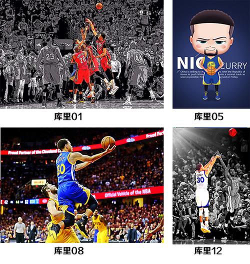 nba勇士队库里球星海报宿舍墙壁墙贴房间装饰贴画定制防水自粘大_7折
