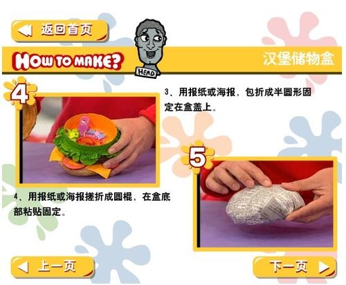 [转载]迪士尼尼尔叔叔艺术创想之------汉堡包储物盒