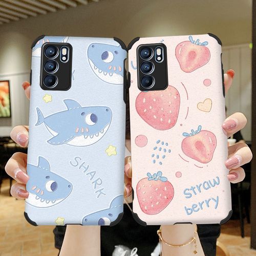 oppo新款手机套,oppo手机翻盖皮套唤醒 opporeno6手机壳reno6pro新款卡通蚕丝纹浮雕peqm00网