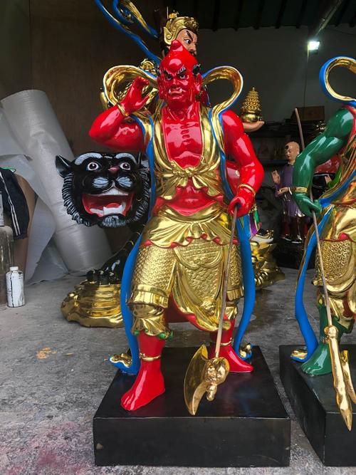 寺庙道观树脂像 彩绘千里眼顺风耳神像 厂家直销 河南