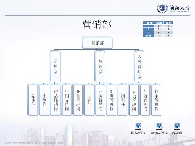 保险公司组织架构图ppt