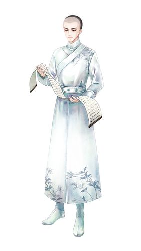 古风立绘,纳兰容若,用于歌曲曲绘