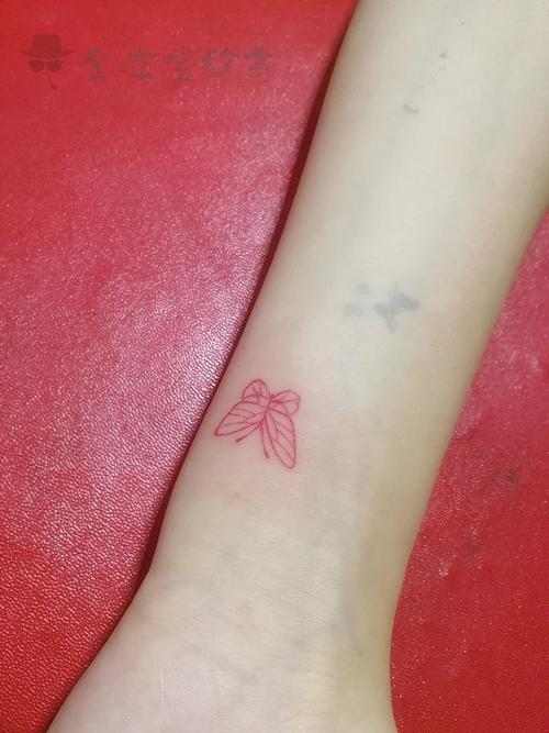 锁骨小清新蝴蝶纹身文身金左堂纹身河南安阳tattoo