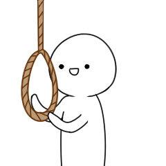 【绝望小人】:上吊