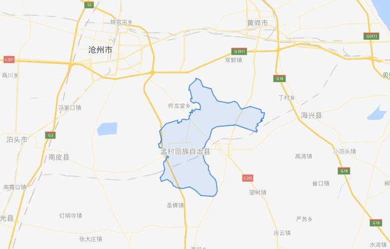 河北县情概览沧州市孟村回族自治县