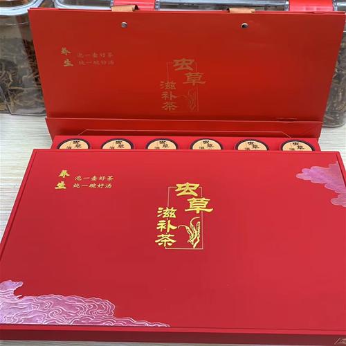 那曲虫草小罐茶批发2根虫草养生茶高端送礼盒装12罐/盒石斛养生茶