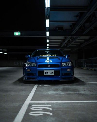 超赞的蓝色战神gtr r34_超跑_超跑大赏_汽车_汽车介绍