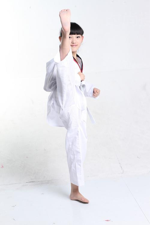 儿童跆拳道道服男女长袖短袖跆拳道服装纯棉训练服武术服舞台表.