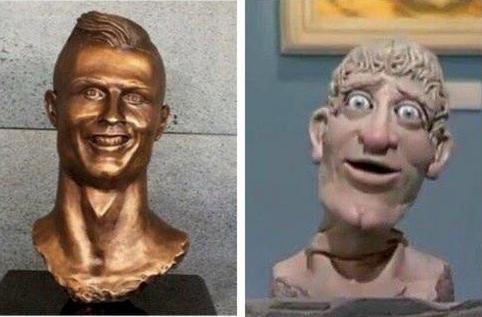 像英国儿童节目《艺术创想》里"会说话的头"