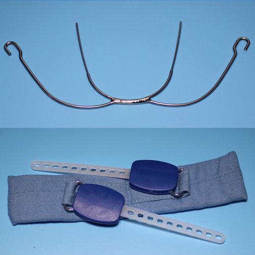 正畸安全颈带/对称型口外弓 安全型颈带口外正畸牵引装置头帽