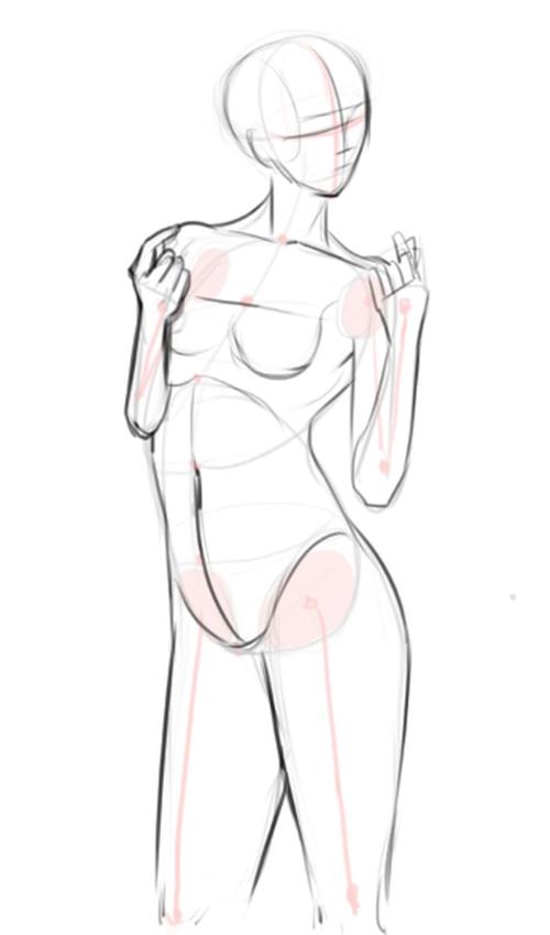 画人体如何准确的起形