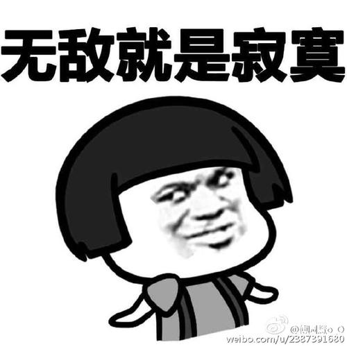 无敌是多么寂寞表情包