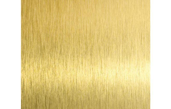 真空黄钛金拉丝不锈钢板——博海金属