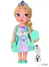 《冰雪奇缘》艾莎公主娃娃frozen"s elsa toddler doll