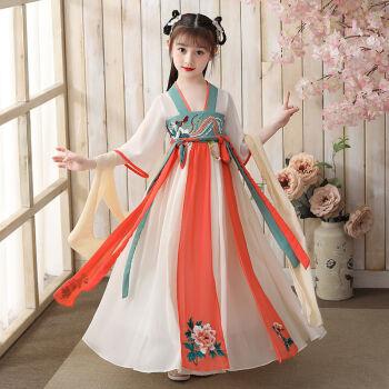 厂部新品儿童古典舞旗袍身韵纱衣儿童汉服女夏装6古装