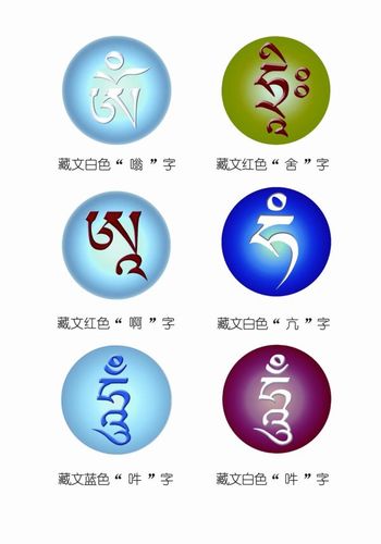 常有藏文种子字