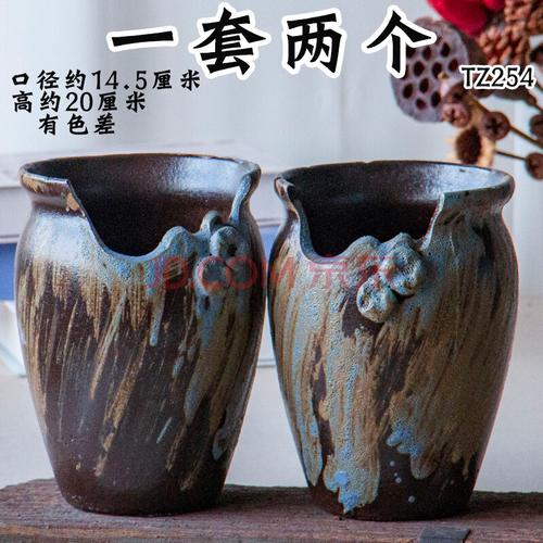 多肉植物陶罐法师悬崖老桩大花盆特大露台花槽养花木箱陶罐青花瓷花盆