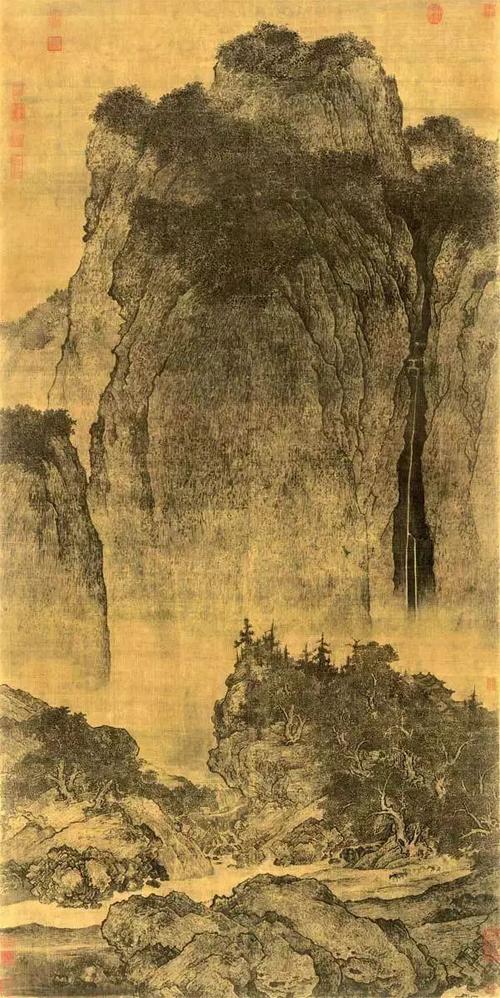 北宋范宽的《溪山行旅图》
