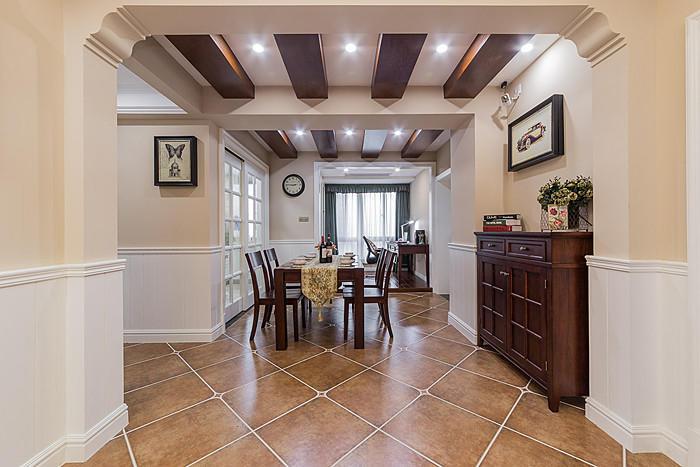 温馨美式家庭二居装修案例