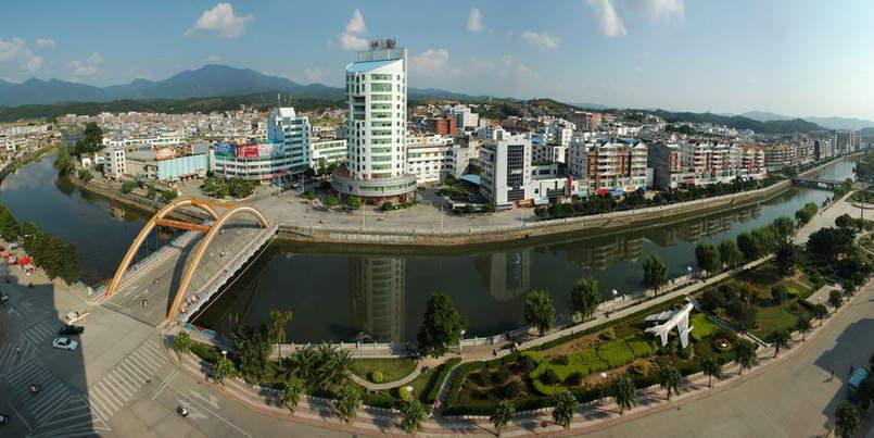 武平县县城全景